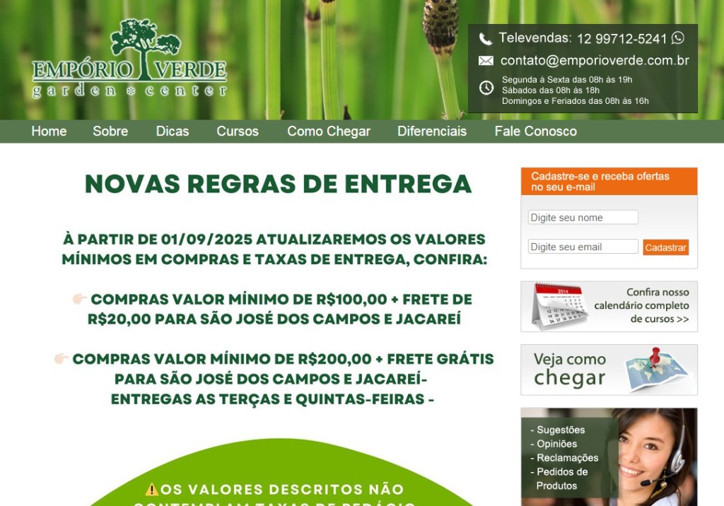 Preview do site www.emporioverde.com.br