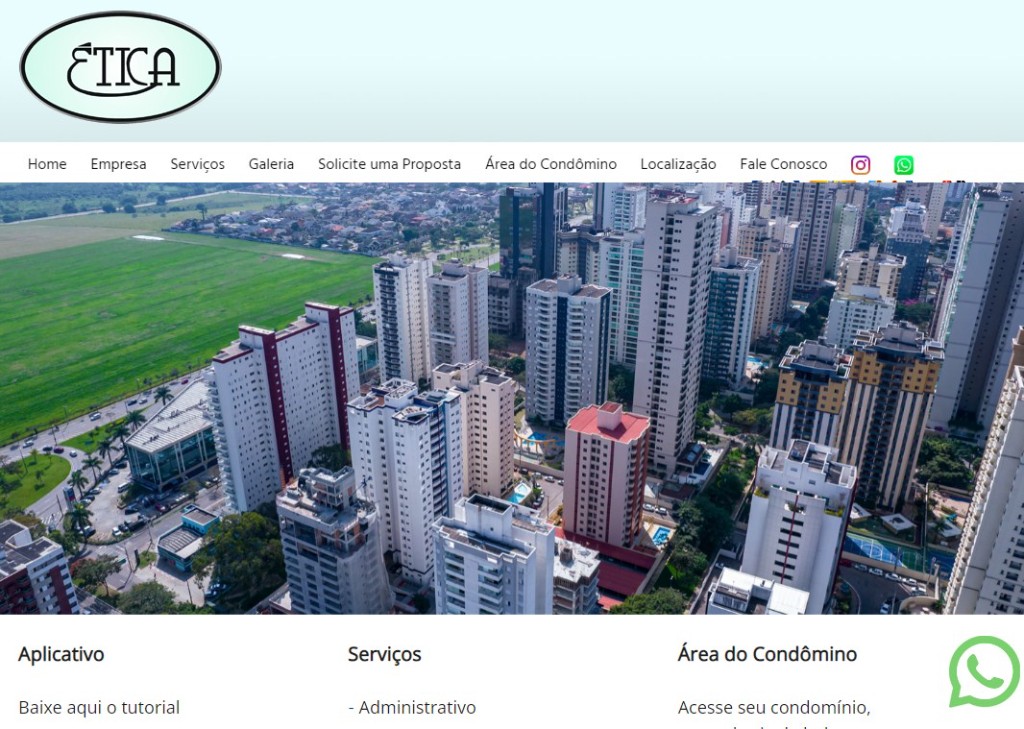 Preview do site www.eticaadm.com.br