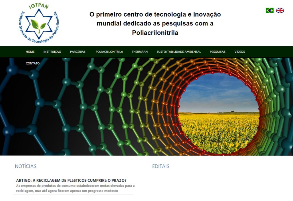 Preview do site www.igtpan.com