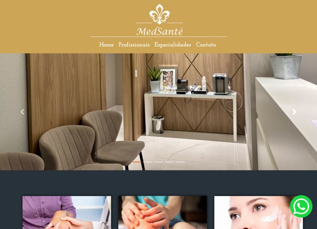 Preview do site www.medsante.com.br