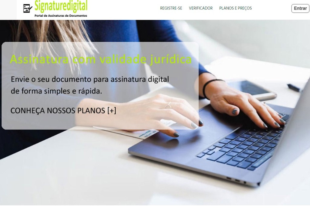 Preview do site www.signaturedigital.com.br