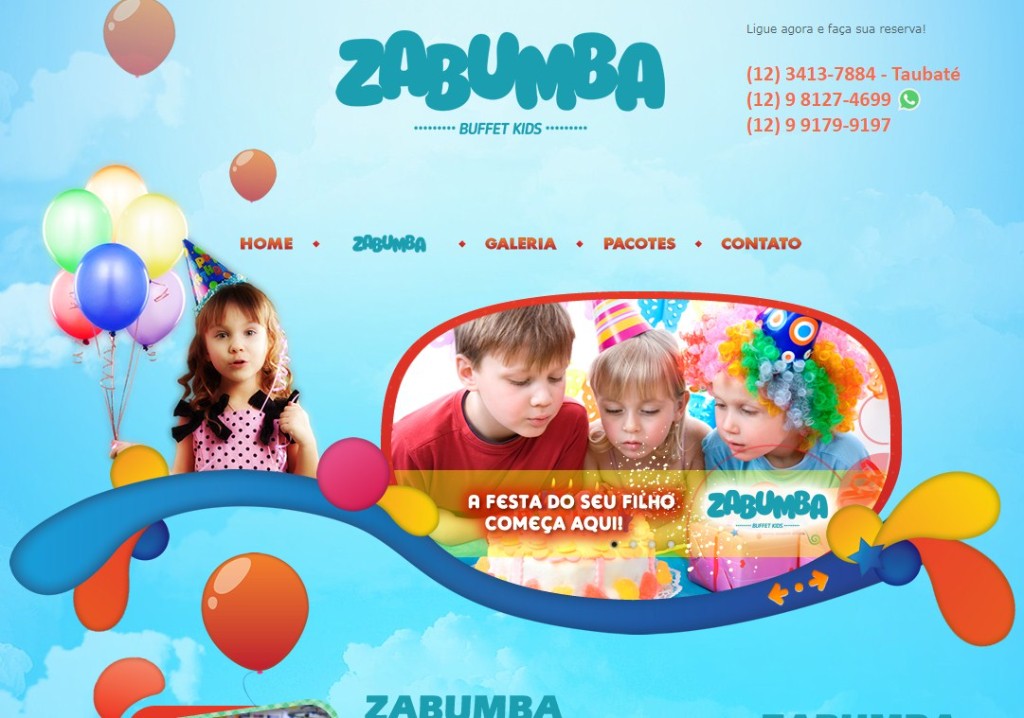 Preview do site www.zabumbabuffet.com.br